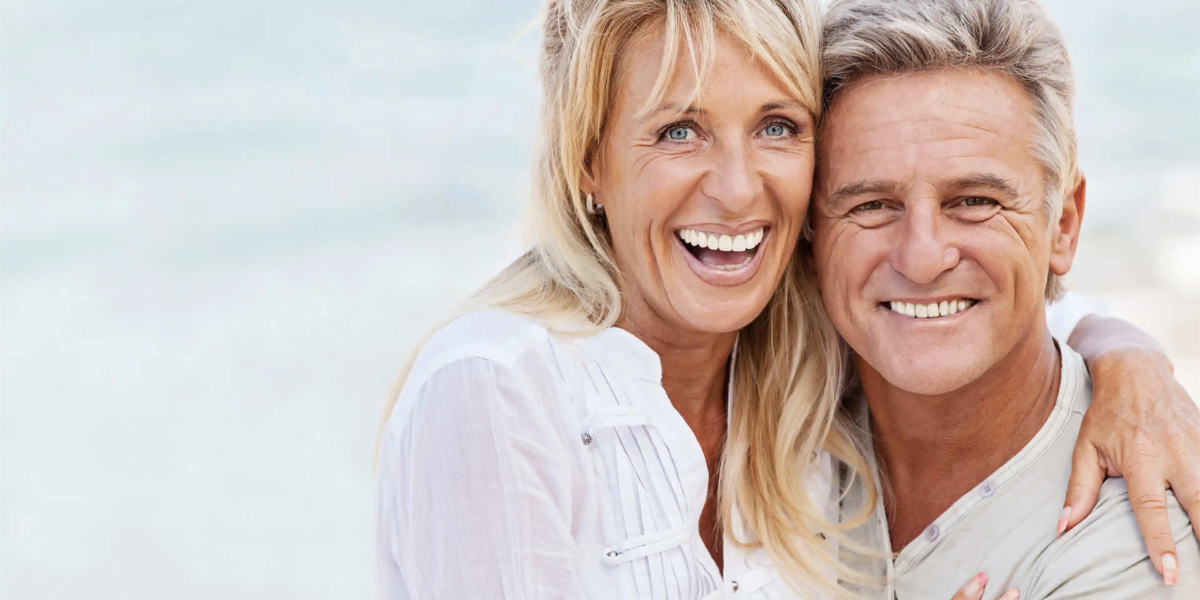 Happy mature couple